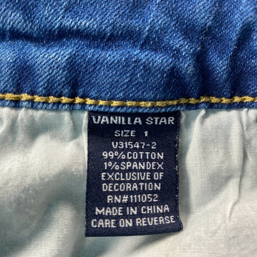 Vanilla Star Women's Size 1 Stretch Denim Jean - Picture 5 of 9